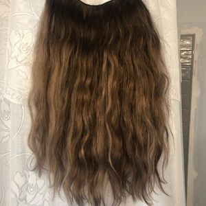 Hidden Crown Halo Balayage Layers Extensions